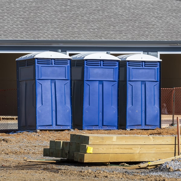 how often are the porta potties cleaned and serviced during a rental period in Beechgrove TN